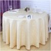 jacquard round tablecloth