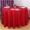 jacquard round tablecloth
