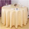 jacquard round tablecloth