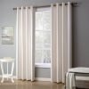 beige curtains