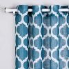Printed sheer curtain
