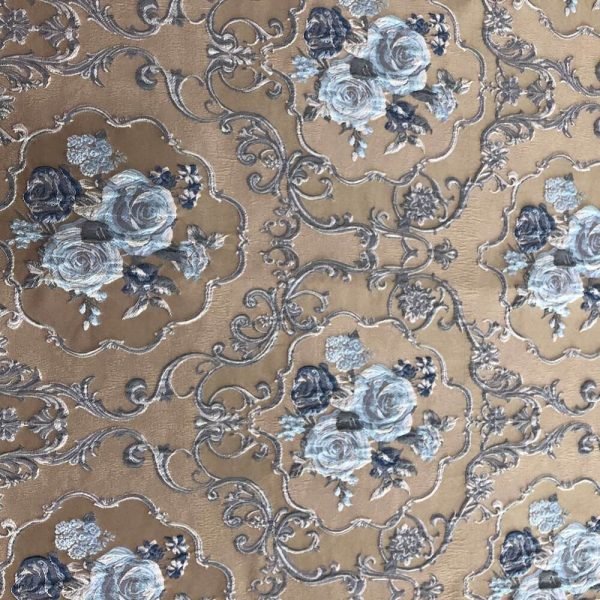 jacquard floral upholstery