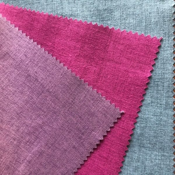 pink curtain fabric