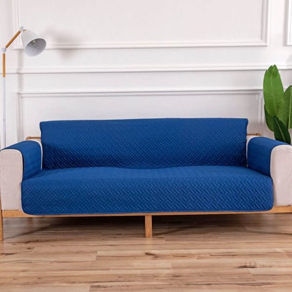 blue sofa cover