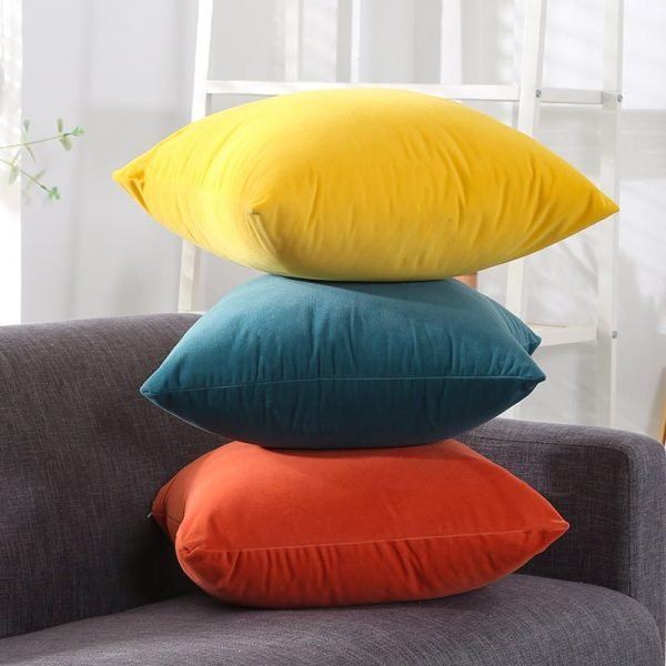 solid cushion covers