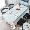 rectangle pvc tablecloth