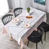 rectangle pvc tablecloth