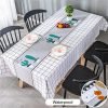 rectangle pvc tablecloth