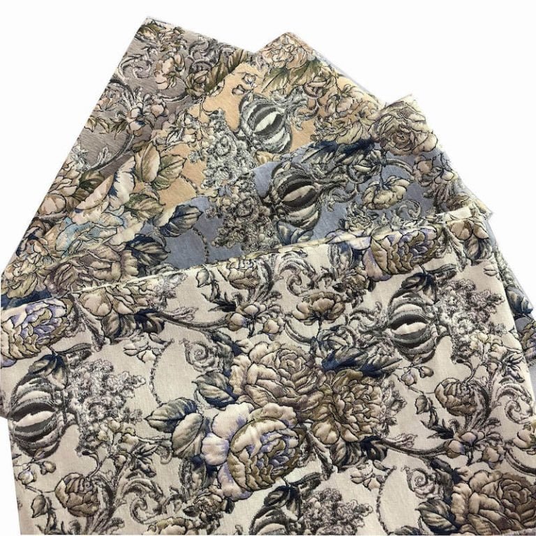 Jacquard Floral Upholstery Fabric Huayeah Textile 4185