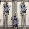 large scale floral upholstery fabric