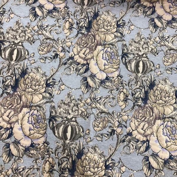 modern floral upholstery fabric