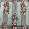 teal floral upholstery fabric