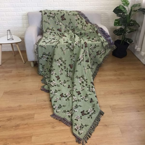butterfly tapestry sofa throw