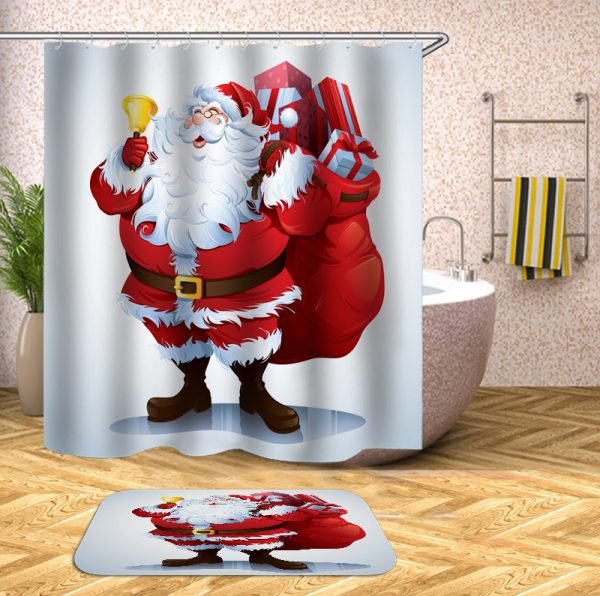 christmas shower curtains