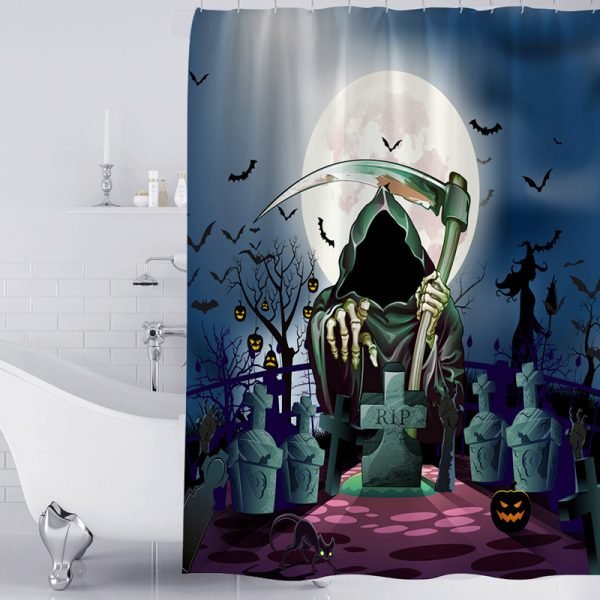 halloween shower curtain