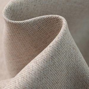linen look curtain fabric by the meter