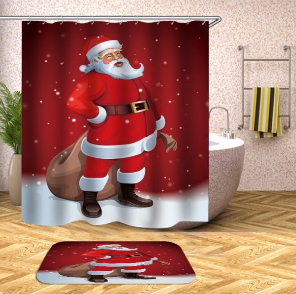 shower curtain for christmas