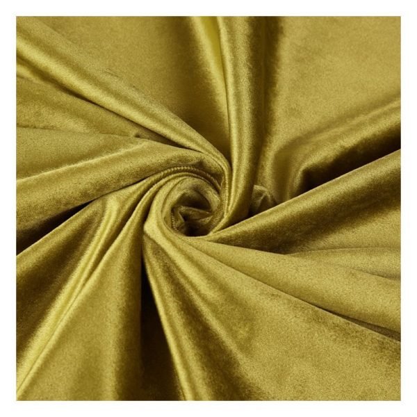 green velvet curtain fabric
