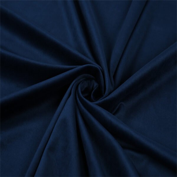 Dark blue velvet fabric