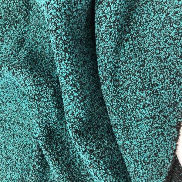 green boucle upholstery fabric